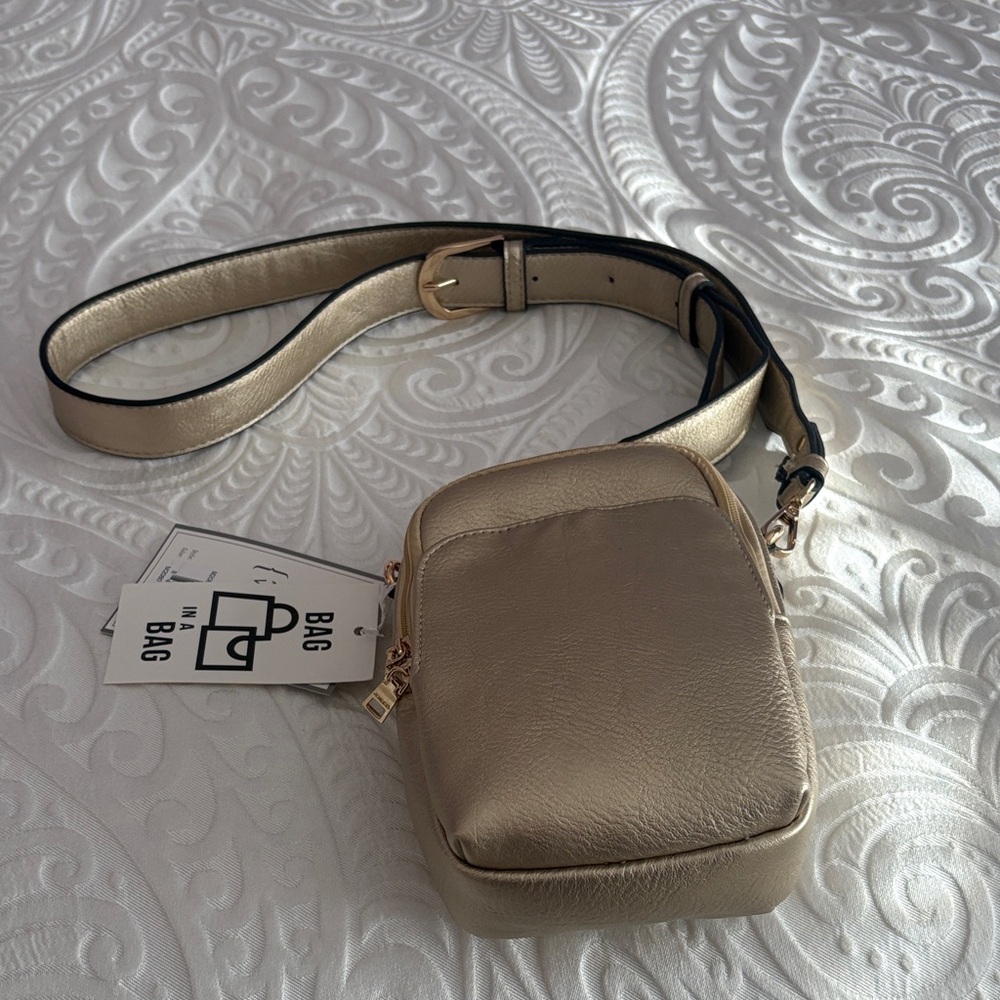 Gold Crossbody Bag
